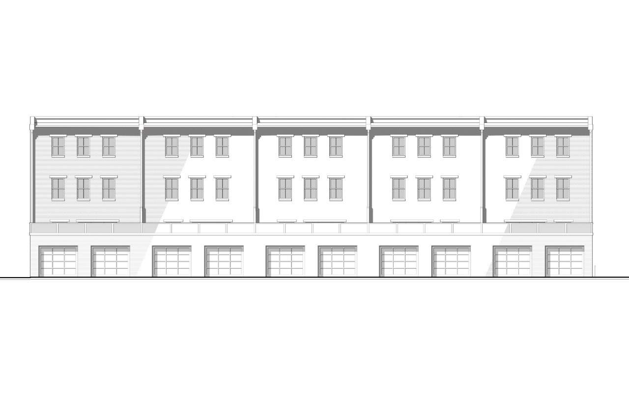 Cromley Row Elevation - Rear